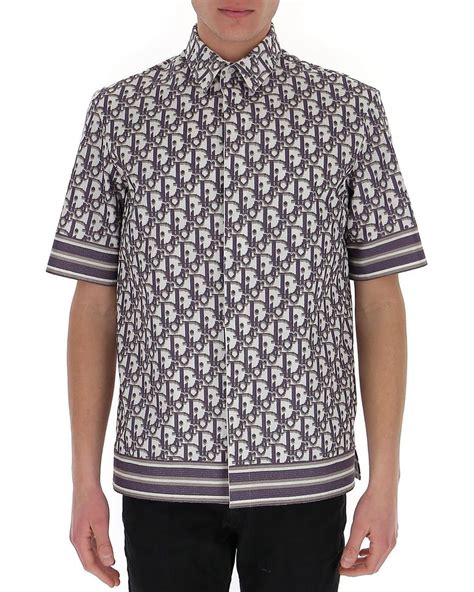 dior mens short sleeve shirt|christian dior button up shirt.